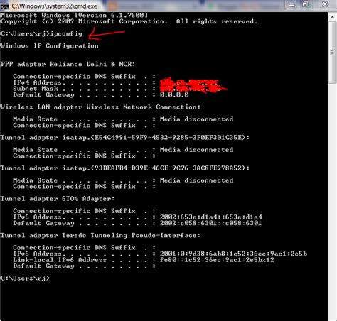Cmd IP Address Code 的图像结果