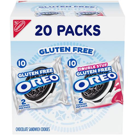 OREO Gluten Free Original JMS2 & Double Stuf Chocolate Sandwich Cookies ...