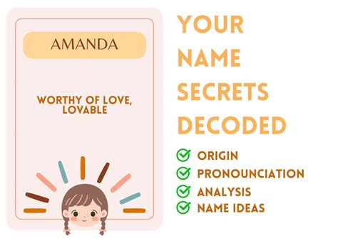 Amanda - Girl Name Meaning and Pronunciation