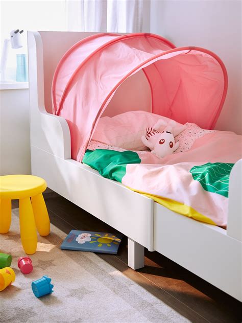 SUFFLETT bed tent, pink, 70/80/90 - IKEA