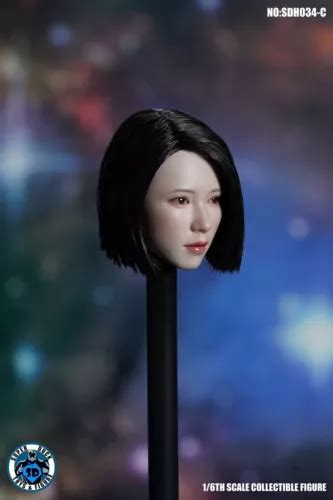 1/6 Female Head Sculpt SDH034 C Fit TBLeague Phicen India | Ubuy