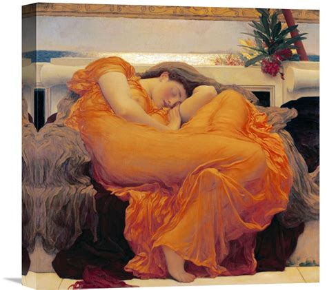 Global Gallery 'Flaming June' by Lord Frederick Leighton Painting Print ...