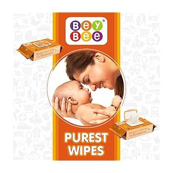Bey Bee Water Base Baby Wipes For Sensitive Skin, 80 Wipes (Pack Of 3 ...