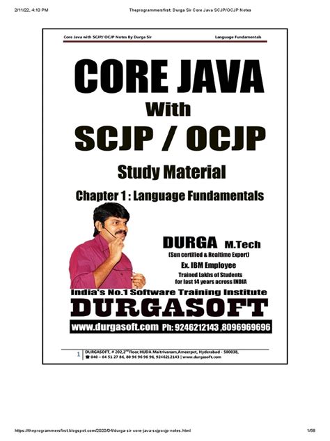 Core Java Tutorial by Durga Sir 的图像结果