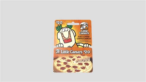 Little Caesars Gift Card - 24 mil Styrene - Download Free 3D model by ...