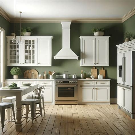 20 Striking Wall Colors for White Kitchen Cabinets