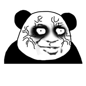 教皇熊猫头黑眼圈 - 表情包在线制作 - 表情包原图 - 表情包模板 - DIY表情包 - 发表情，表情包大全fabiaoqing.com