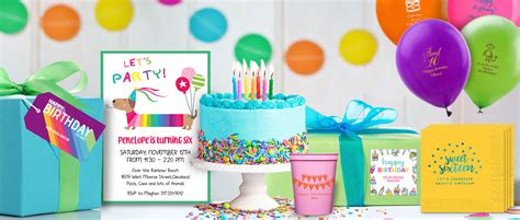 Custom Birthday Party Essentials & Supplies | The Stationery Studio