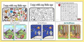 Visual Perception Skill Worksheet