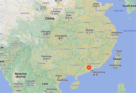 Dongguan China Map Dongguan Map Hi Res Stock Photography And Images
