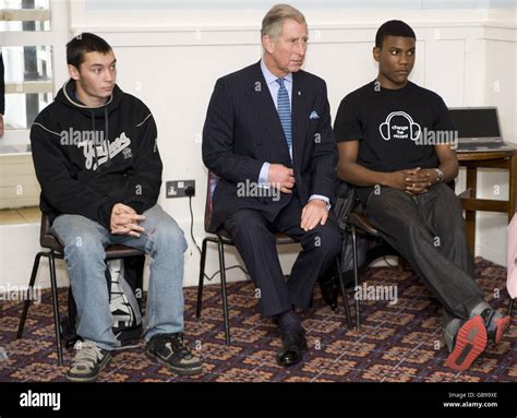 The Prince of Wales meets Ashley Tennant (right) and Craig Bowden ...