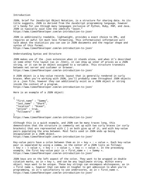 Image result for JSON Introduction