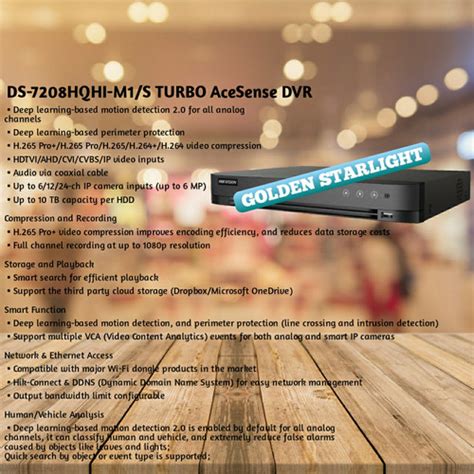 Jual HIKVISION iDS 7208 HQHI M1 S DVR 8 CHANNEL AcuSense - Jakarta ...