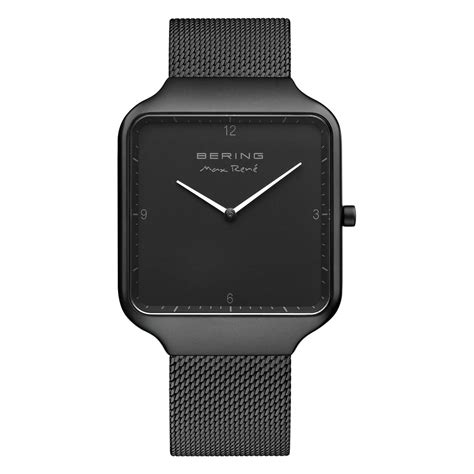 BERING Men's Black Sapphire Crystal Watch - 15836-123 : Amazon.in: Fashion
