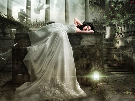 Download wallpaper woman, dove, cell, vase, THE SECRET GARDEN, section ...