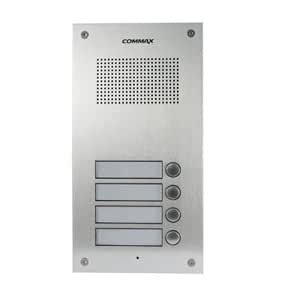 Commax 4-Button Audio Intercom Lobby Panel for 4-Apartment Building ...