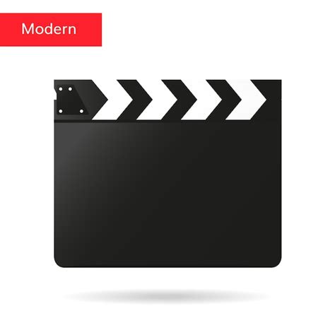 Clap movie board vector clapper | Premium Vector