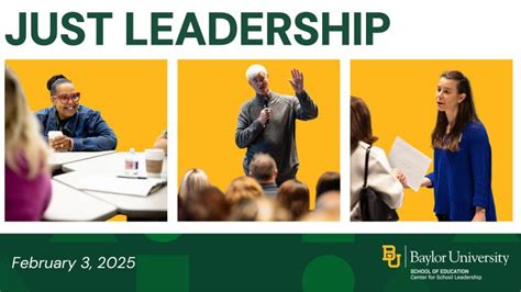 Mark your calendars for Just Leadership on February 3, 2025! Join us on ...