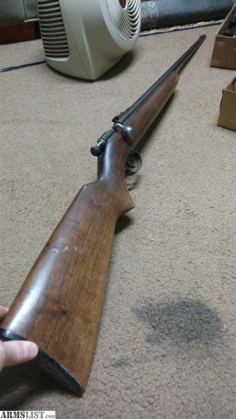 Non-Restricted rifle Winchester model 1904, .22 S, L single shot bolt ...
