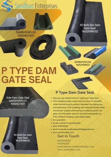 Dam Gate Rubber Seal - Z Type Dam Gate Rubber Seal Service Provider ...