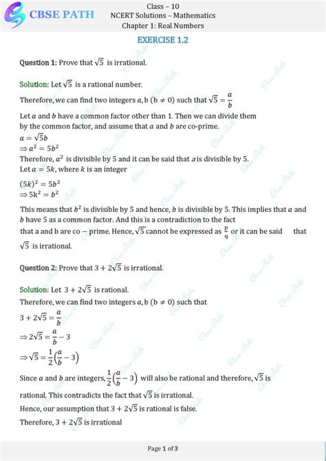 Image result for 10 Class Maths Real Numbers First Exercise 2nd Problem