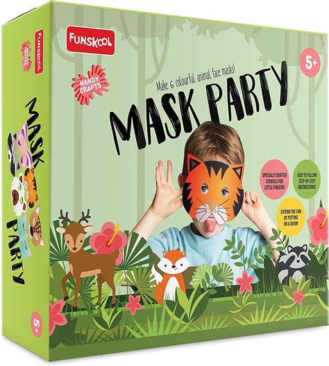 Buy Funskool Handycrafts Mask Party , DIY face masks kids , Make many ...