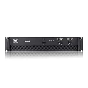MX Premium 2‑Channel Power Amplifier – 1250W @2Ω Per Channel, Class AB ...
