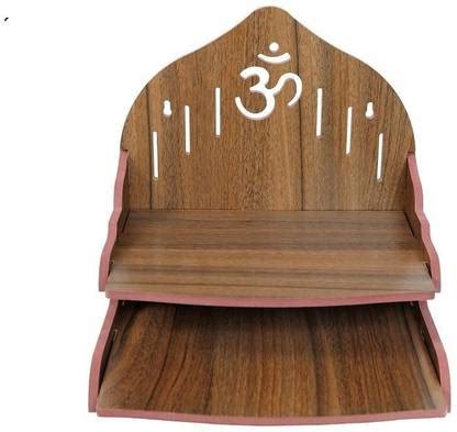 CIRCLESWAPS Art and Craft Wooden Temple for Use Office/Home/Room.Wooden ...