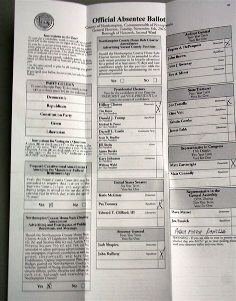 Absentee Ballot 的图像结果