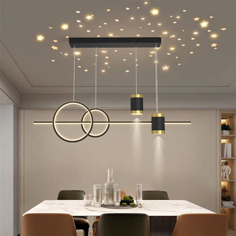 Modern LED Pendant Lamp Dining Table, Living Room Ceiling Lamp ...