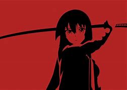 Image result for Red and Black Anime Girl Background