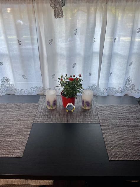 Set of 6 Meridiem Gunmetal Woven Vinyl Placemats, 13x18