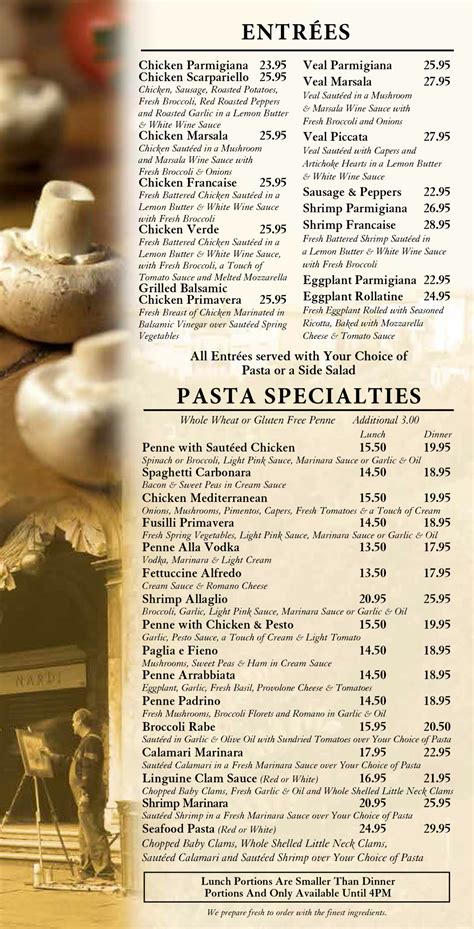 Oyster Bay Menu - Marios Pizzeria Online