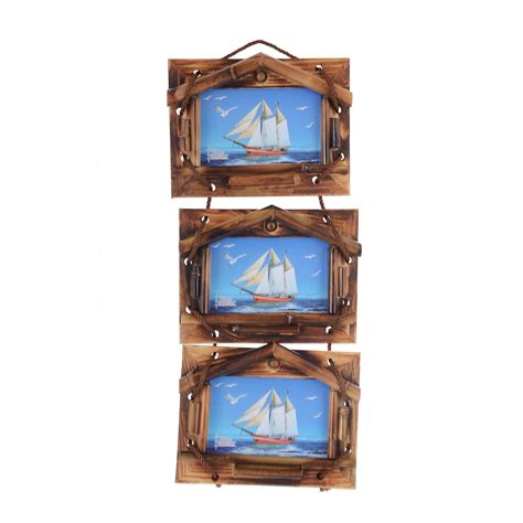 JaipurCrafts Designer Premium Graceful Drop Wooden Collage Frame Set ...