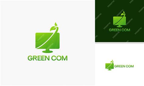 Computer Logo Green Colour 的图像结果