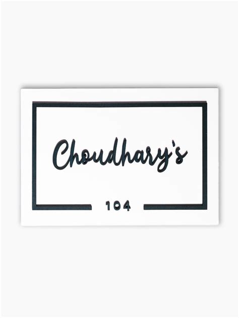 Nameplates for Home | Buy Name Plate online at Best Price | Carousel