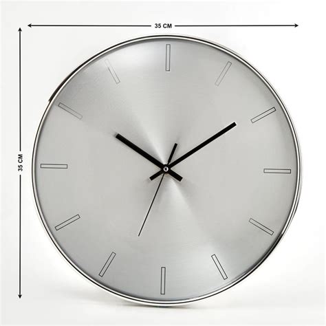Buy Casablanca Metallic Aluminium Wall Clock - 35cm from Home Centre at ...
