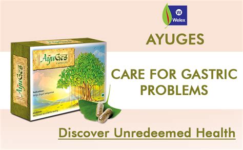 Buy Welex Ayuges for Gastric Care - 60 Vegetarian Capsule Online at Low ...
