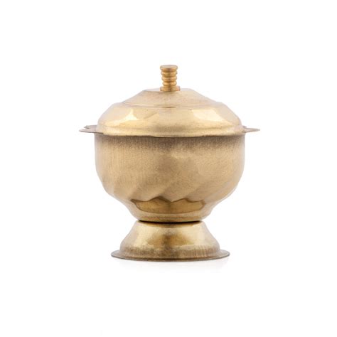 Giri - Kumkum Dabbi | Brass Kumkum Box | Brass Kumkum Bharani