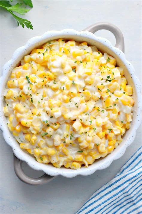 Creamed Corn Recipe - Crunchy Creamy Sweet