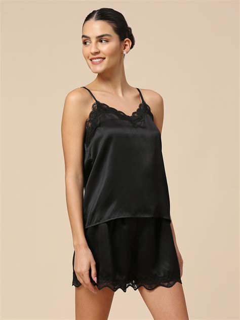 Buy Now Chemistry LACE TRIMMED CAMISOLE & SHORTS NIGHTSUIT SET