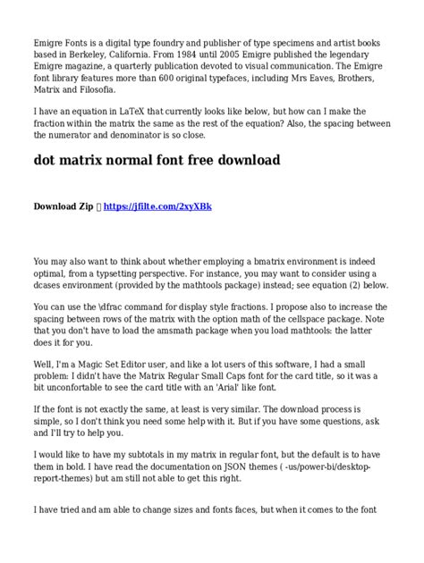 Image result for Dot-Matrix Normal Font