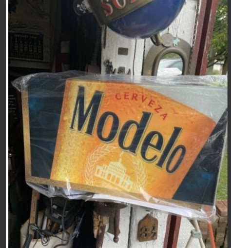 MODELO BEER CERVEZA MOTION LED BEER SIGN NEW BOX BAR DISPLAY LIGHT RARE ...