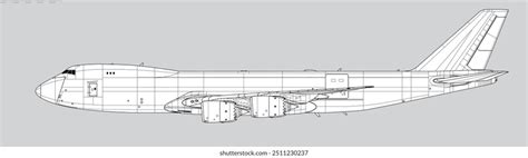 Image result for B 747 Model Side View