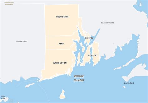 Geography Facts: Rhode Island - Geography Realm