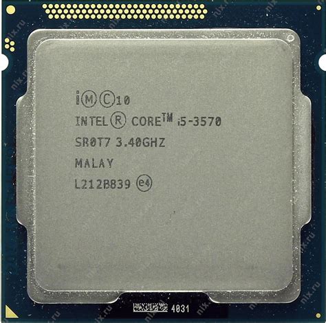 Процессор, Intel Core i5-3570 6 МБ кэш-памяти, тактовая частота до 3,80 ...