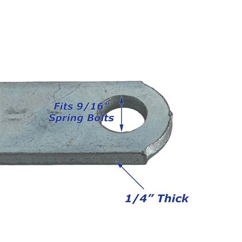 Leaf Spring Shackle Zinc Plated Steel 2 5/8 inch Long-27084