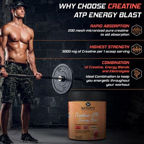 Buy Creatine ATP Energy Blast With 3G Creatine | Naturyz