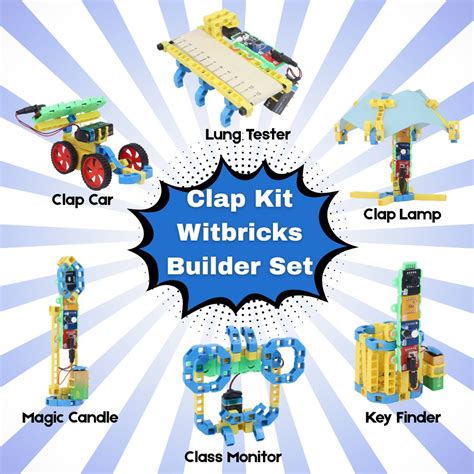Clap Sensor Kit Witbricks Builder Set (100 parts) – WitBlox