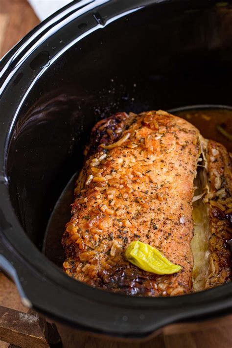 Crock Pot Mississippi Pork Roast - The Country Cook